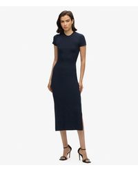Superdry - Midi T-shirt Dress - Lyst