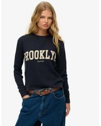 Superdry - & Co Athletic Essential Graphic Long Sleeve Top - Lyst
