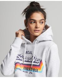 Superdry Embroidered Rainbow Logo 