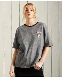 Superdry Military Narrative Boxy Tee - Multicolour