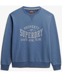 Superdry - & Co Athletic Essentials Crew Sweatshirt - Lyst
