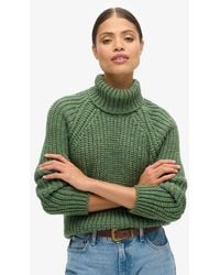 Superdry - & Co Slouchy Stitch Roll Neck Knit - Lyst