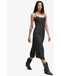 Superdry - & Co Print Button Down Cami Midi Dress - Lyst
