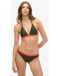 Superdry - & Co Triangle Elastic Bikini Top - Lyst
