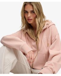 Superdry - & Co Luxe Casual Zip Hoodie - Lyst