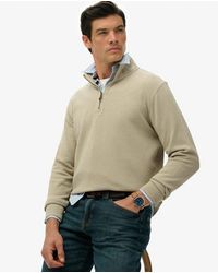 Superdry - & Co Ribbed Half Zip Jumper - Lyst