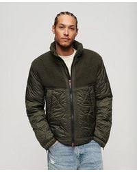 Superdry - Sherpa Quilted Hybrid Jacket - Lyst