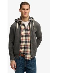 Superdry - & Co Monogram Embroidered Zip Hoodie - Lyst