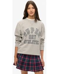 Superdry - Mid Rise Check Mini Skirt - Lyst