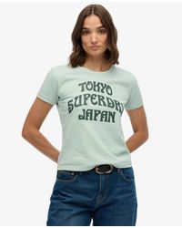 Superdry - & Co Surf Logo Fitted T-shirt - Lyst