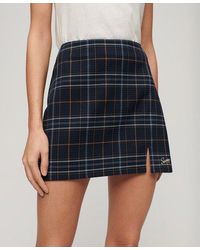 Superdry - Ladies Classic Check Mini Skirt - Lyst