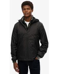 Superdry - & Co Hooded Logo Windbreaker Jacket - Lyst