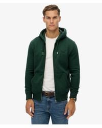 Superdry - Homme Sweat À Capuche Zippé Logo Vintage Brodé Taille - Lyst