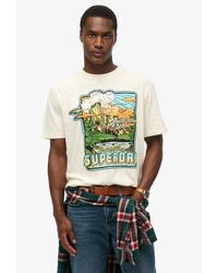 Superdry - Neon Travel Graphic Loose T-shirt - Lyst