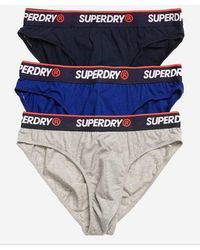 Superdry Classic Brief Triple Pack - Blue