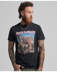 Superdry - Iron Maiden X Limited Edition Classic Graphic Print T-shirt - Lyst