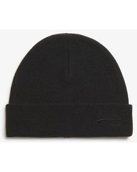 Superdry - Essential Logo Knitted Beanie Hat - Lyst