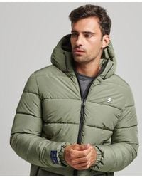 Superdry - Hooded Sports Puffer Jacket - Lyst