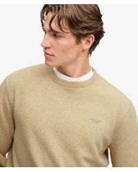 Superdry - & Co Essential Stacked Logo Crew Sweatshirt - Lyst