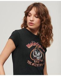 Superdry - Motörhead X T-shirt Met Kapmouwen - Lyst