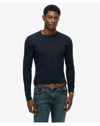 Superdry - Classic Essential Grandad Top - Lyst