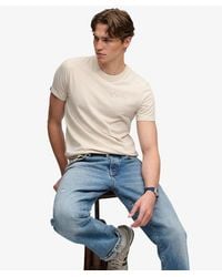 Superdry - & Co Essential Company Logo Embroidered T-shirt - Lyst