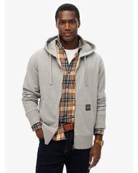 Superdry - Contrast Stitch Relaxed Zip Hoodie - Lyst