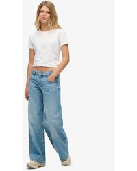 Superdry - & Co Cult Mid Rise baggy Jeans - Lyst
