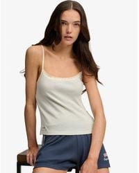 Superdry - Athletic Essential Kanten Cami Top - Lyst