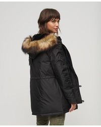 Superdry - Military Hooded Ma1 Parka Coat - Lyst