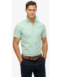 Superdry - & Co Cotton Linen Short Sleeve Shirt - Lyst
