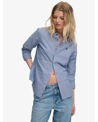 Superdry - & Co Slim Oxford Button Down Long Sleeve Shirt - Lyst