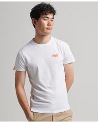 Superdry - Orange Label Neon Lite T-shirt White - Lyst