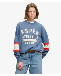 Superdry - & Co Aspen Athletics Preppy Ski Sweatshirt - Lyst