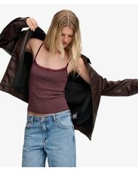 Superdry - Athletic Essential Kanten Cami Top - Lyst