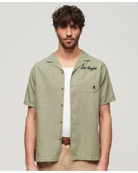 Superdry - Classic Embroidered Resort Short Sleeve Shirt - Lyst