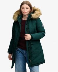 Superdry - & Co Everest Faux Fur Parka Coat - Lyst