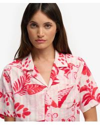 Superdry - & Co Beach Printed Short Sleeve Shirt - Lyst