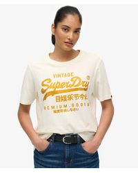 Superdry - & Co Embellished Vintage Logo Relaxed T-shirt - Lyst