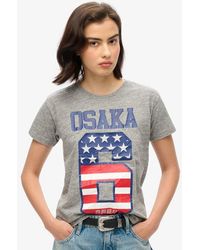 Superdry - & Co Osaka 6 Flag 90s T-shirt - Lyst