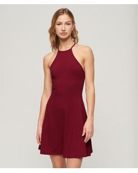 Superdry - & Co Slim Fit Mini Jersey Fit-and-flare Dress - Lyst