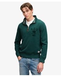 Superdry - & Co Tonal Half Zip Sweatshirt - Lyst