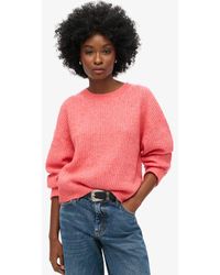 Superdry - & Co Brushed Crew Neck Jumper - Lyst