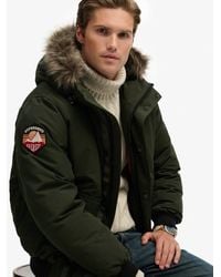 Superdry - & Co Everest Faux Fur Bomber Jacket - Lyst