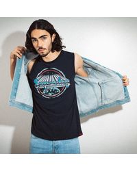 Superdry - Rock Graphic Band Tank Top - Lyst