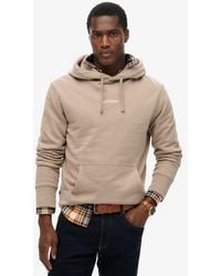 Superdry - & Co Micro Logo Graphic Loose Hoodie - Lyst