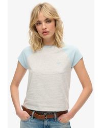 Superdry - & Co Organic Cotton Essential Logo Raglan T-shirt - Lyst