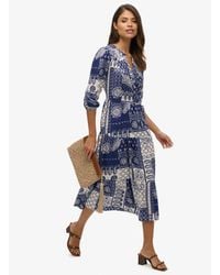 Superdry - & Co Woven Tiered Midi Dress - Lyst