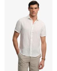 Superdry - & Co Riviera Short Sleeve Linen Shirt - Lyst