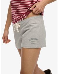 Superdry - & Co Athletic Essentials Jersey Script Shorts - Lyst